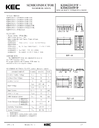 Datasheet KID65502F производства KEC